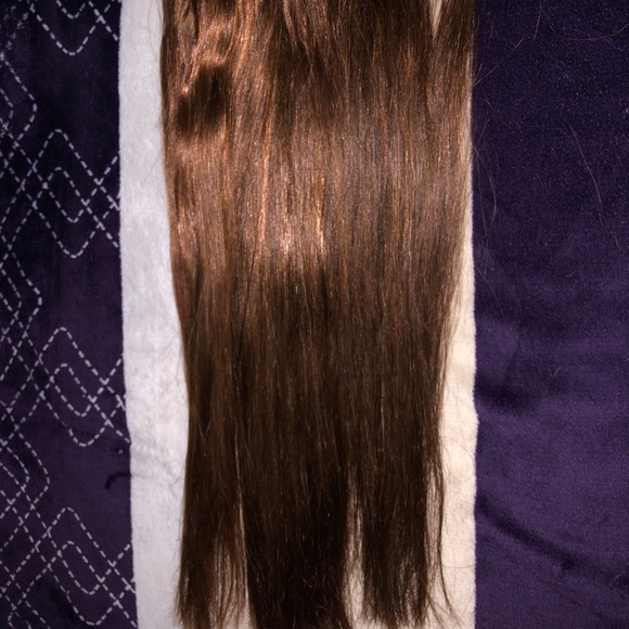 Auburn Light Brown Hair Extensions main image 7